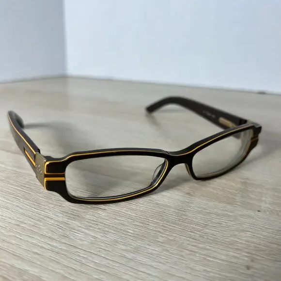Gucci GG2916 GRN Eyeglasses Brown Orange Frames 50-14-125 - Picture 1 of 11